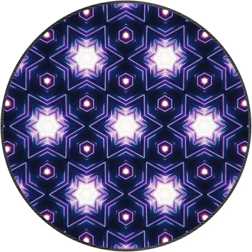 LUJKYT Drum Rug Drum Mat Non-Slip Round Drum Mat Soundproof Mat for Carpet Electronic Drums Bass Drum Drums Snare Drums Musical Instruments Floor Mat-Q||100CM