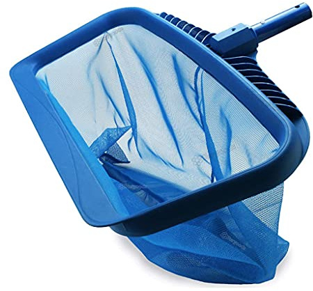 kobeIeen Blue Heavy Duty Large Capacity Fine Swinging Pool Leaf Skimmer Net Ground Pool Maintenance Pools Hot Tubs
