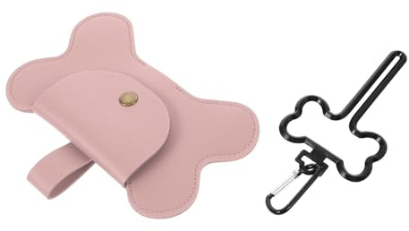 Abaodam Support pour Déjections Canines Distributeur Portable pour Promenades Étui à Clipser pour Accessoires De Ramassage Pratique pour Animaux