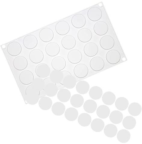 COHEALI Molde de Silicona para Redondo Cojín para Cera Sellado Seguro y Reutilizable Cavidades para Manualidades y Velas Pequeñas para Invitaciones y Regalos Personalizados