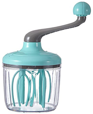 Batidor de mantequilla de crema de 1100 ml, herramienta manual semiautomática para el hogar, batidora de huevo semiautomática, batidor de huevos, batidor de huevos antideslizante, manivela de mano