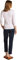 Tommy Hilfiger Damen Langarmshirt Slim U-Boot-Ausschnitt, Mehrfarbig (Light Pink/Ecru STP), S
