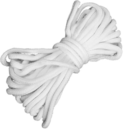 Hemobllo Corda Assorbente per Piante in Vaso 6mm X 9m per Irrigazione Automatica Fai da Te Filo di Cotone Autoirrigante per Radici Adatta a Piante Grasse e Violette senza Irrigazione