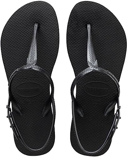 Havaianas - Twist, Comfortable, Elegant, and Versatile Sandals, Adjustable Buckle on Sides, T-Shaped Metallic Straps, Non-Slip Sole, Women