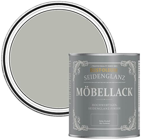Rust-Oleum Grey Furniture & Skirting Board Paint in Satin Finish - Grey Tree 750ml