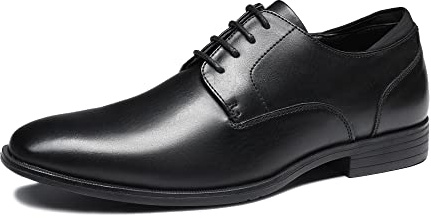 Bruno Marc Chaussure Homme Ville Lacets Oxford Dressing Costume Entreprise Officiel Urban Habillées Mariage Noir SBOX221M Taille 41.5