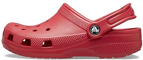 Crocs Kids Classic Clog (Toddler) - Clogs for Kids - Synthetic Upper - Ventilation Holes - Round Toe Varsity Red 8 Toddler M