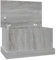 vidaXL Baúl almacenaje Madera contrachapada Gris Sonoma 50x30x28 cm