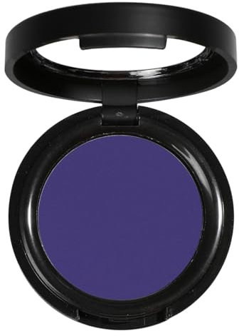 Palette di ombretti con specchio, lunga tinta unita opaca, ombretto nero, bianco, blu, giallo, verde, viola, giallo, tinta unita (viola)