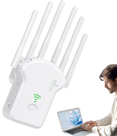 Amplificador de Señal WiFi | Extensor de Red,Amplificador WiFi De Doble Banda De Largo Alcance para Lugar De Trabajo, Exteriores, Hogar, Autocaravana
