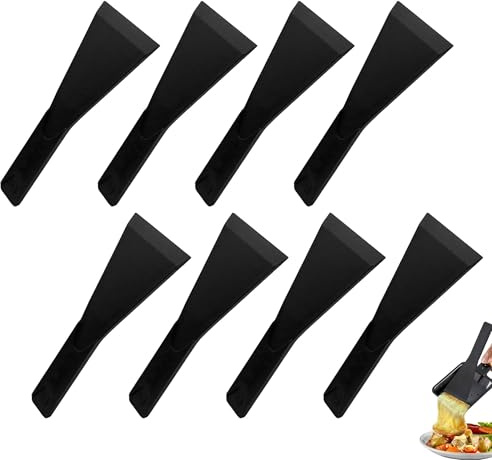 8 Pezzi Spatola Raclette, Paletta Raclette, Raschietto Raclette, Spatole Padelle Spatola Crema Spatola Pizza Cucina Accessori per Formaggio Melter Griglia
