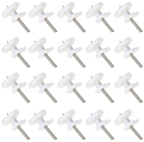 Baluue 100 Mini Ganchos de Pared Blancos de Abs sin Marcas para Colgar Marcos de Fotos Rincón de Tu Hogar Diseño Oculto y Resistente