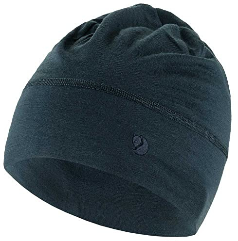 Fjällräven Unisex Abisko Lite Wool Mütze, Dark Navy, One Size