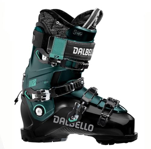 Dalbello Damen Panterra 85 Skischuhe 2024, Schwarz/Opalgrün, 22.5