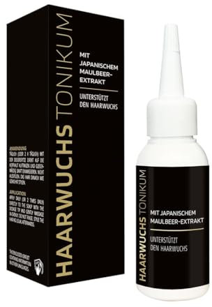 APOrtha® RELOPECIA® Haarwuchs-Tonikum 50 ml. mit japanischem Maulbeer-Extrakt, unterstützt Haarwuchs, aus FMRE (Fuji Mulberry Root Extract/Fuji Maulbeer-Wurzel-Extrakt), Coffein, Biotin, Panthenol