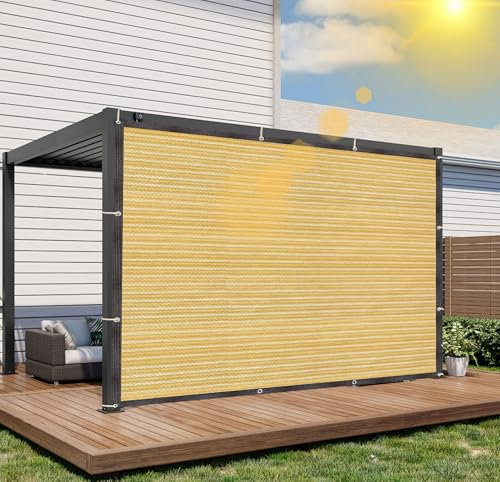 Sonnensegel mit Ösen, 2x3m Schattennetz Atmungsaktiv Rechteckig, Langlebig Schattierungsnetz mit Seil, 95% UV Schutz Schattentuch, Reißfest Wetterfest Sonnenschutz für Terrasse Balkon Garten