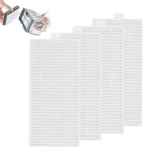 MOLZINY 4 Piezas Kit de filtro de aspiradora Accesorios para Repuesto robot Filtros HEPA para Lefant M210 M213 M210S M210B M213S Filtro de Robot Barredor Piezas de Repuesto
