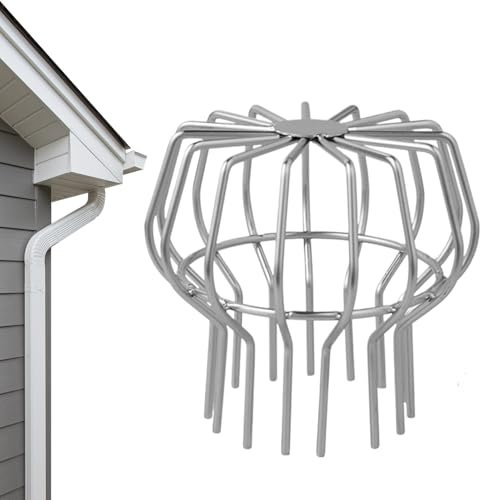 Couvercle de Bec de – Filtre de vidange extérieur | Écran de Protection Contre Les Feuilles avec Filtre en Maille pour Protection Contre Les débordements de Douche, Cour, Paysage, Camping-Car