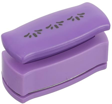 UKCOCO Perforatrice à Motifs en Plastique Couleur Aléatoire Poinçon Artisanal sans Bords Tranchants pour Loisirs Créatifs DIY pour Adolescents et Activités de