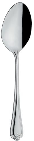 Grunwerg Jesmond Dessert Spoons, Stainless Steel, 17.5 x 4 x 1 cm (Pack of 12)
