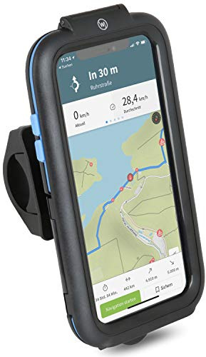 Wicked Chili Tour Case compatibile con iPhone XS e iPhone X (iPX4) Moto Bike MTB Cellulare Supporto Bicicletta Outdoor Case con Touch Display Custodia Protettiva e Supporto Manubrio