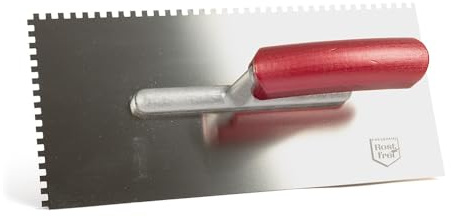 Llana dentada, acero inoxidable, art. 10636/4 mm