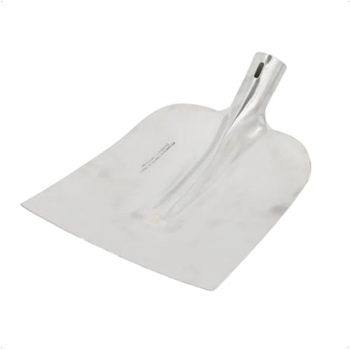 Rekord Holsteiner Sandschaufelkopf (Edelstahl, glänzend) Maße Schaufelkopf: 27x25 cm, für alle Garten- und Bodenarbeiten, Bauschaufel, Gartenschaufel, Erdschaufel