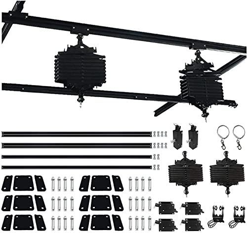 Kit complet de 2 rails de montage pour studio photo et studio photo 78,7 x 78,7