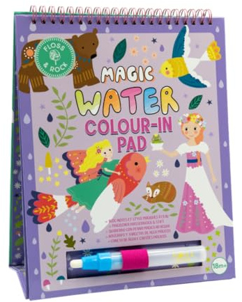 Floss & Rock Saga Magisk Vatten Staffli Block och Pen, 25 cm, Flerfärgad