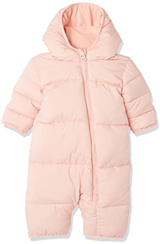 Amazon Essentials Unisex Baby Wasserabweisender Winter-Schneeanzug, Zartrosa, 0-3 Monate