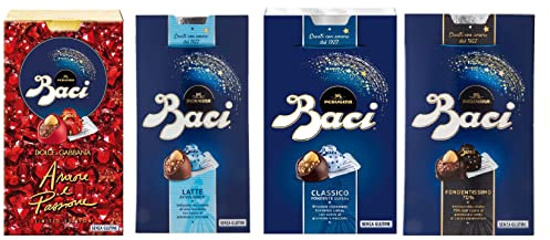 Paquete de prueba Baci® Perugina® Praline Bijou Classico Fondente Latte Dolce y Gabbana Bijou Amore & Passione