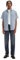 Levi's Herren 501 Original Fit Jeans, Blue Black Stretch, 38W / 34L