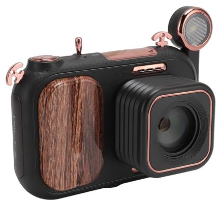 Zunate Appareil Photo Numérique à Vision Nocturne 5K, Caméscope Couleur à Vision Nocturne 96 MP avec Grand écran 3,5, Zoom 50x, 4 Filtres de beauté, Batterie Rechargeable 2500 MAh,