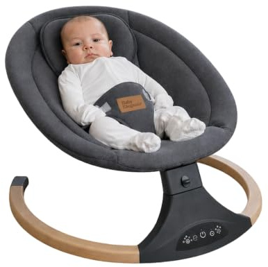 Allta - Sdraietta elettrica per bambini con comoda seduta di Baby Elegance | Sdraietta per bambini dalla nascita – 9 kg | dondolo con diverse velocità di oscillazione e melodie rilassanti | regalo per