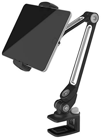 ZenCT Tablet Halterung, Desktop-Ständer Multi-Winkel Aluminium Tablet Halter für iPad Pro Air Mini, Galaxy Tab, E-Reader 4,7-12,9 Zoll Geräte