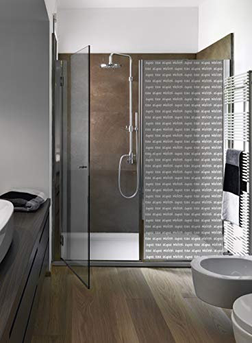 Sticker PAROI DE Douche - Aqua Water [80 x 200 cm]