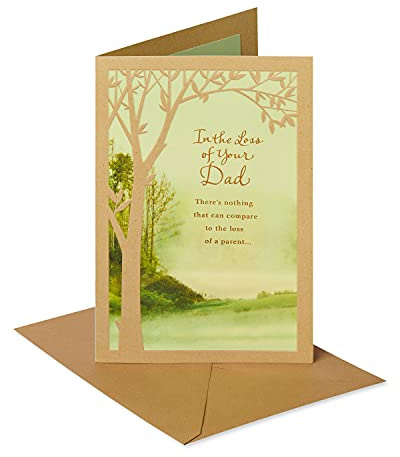 American Greetings Sympathy Card for Loss of Father (Trees)