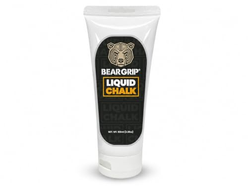 BEAR GRIP - Flüssigkreide | Sportkreide | schweißfreie Hände | Crossfit | Gewichtheben | Powerlifting | Klettern | Bodybuilding (100 ml)