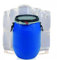 Pluto Packaging 60 Litre Plastic Blue Open Top Barrel with Lid & Ring UN Approved Food Grade