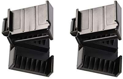 Jinxuan - Pettine per capelli con doppie punte, strumento di posizionamento, in plastica, unisex, per adulti, per tutti i tipi di capelli