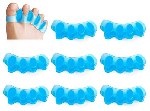 Zehenspreizer, 8 pieces Toe spacer,zehentrenner,zehenspreizer hallux valgus, suitable for Zehentrenner damen and male size ()