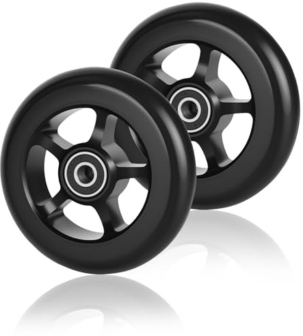 Ruedas para patinete de 100 mm, 2 unidades, con rodamientos ABEC 9, dureza 88A