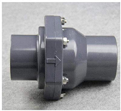 PVC-Rückschlagventil, 25 mm, Innenklappe aus Kunststoff, DN20, universal, vertikal, horizontal, 25 mm