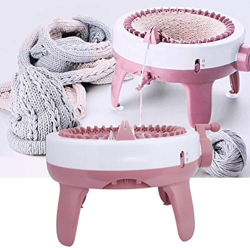 Máquina de Tejer, máquina de Tejer a Mano de 40 Agujas, Juguete de Tejer para niños para Tejer Sombreros, Accesorios para Tejer, Bufandas de Tejido