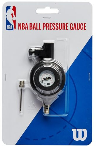 Wilson Druckmessgerät NBA BALL PRESSURE GAUGE, Inkl. Nadel, Offizielle NBA-Ausrüstung