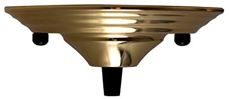 LEDSone Industrial Ceiling Rose Light Fitting 140mm Metal Pendant Cable Grip Flex Clamp Plate Canopy Kit with Accessories for Chandeliers Hanging Lights and Wall Lamps