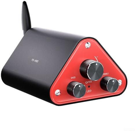 HEBEOT Máquina digital estéreo de alta fidelidad, tecnología 5.4, máquina digital estéreo de alta fidelidad con doble canal y sistemas de protección fiables, 138 x 85 x 58 mm