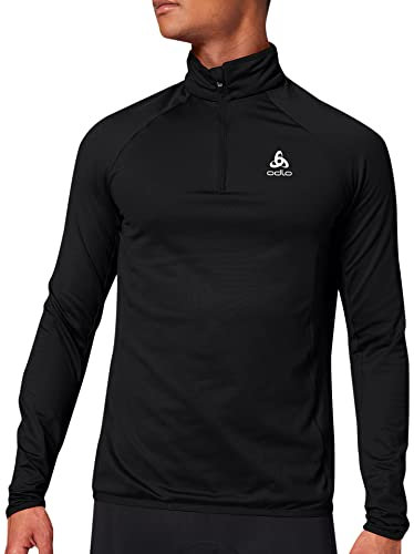 Odlo Herren Langarm Shirt mit Reißverschluss BERRA LIGHT, black, S