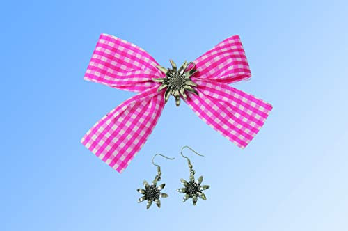 Andrea Moden - Kostümset Bavarian, Halsclip und 2 Ohrringe, Oktoberfest, Mottoparty, Karneval