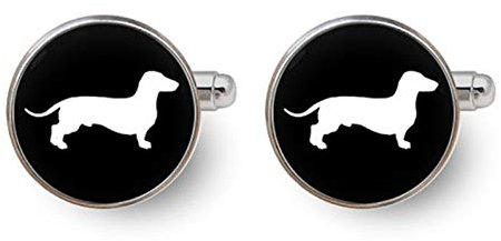 Death Devil Manschettenknöpfe, Dackel, Hund, Manschettenknöpfe, Dackel, Schmuck, Dackel, Geschenke, Metall